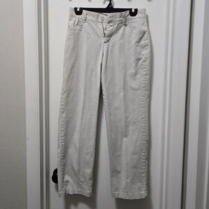 Size 4 Lee White Trousers